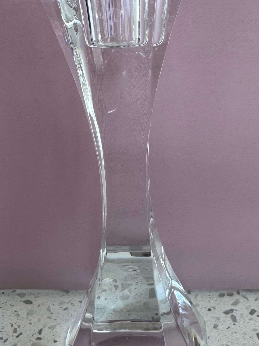 Villeroy & Boch Clear Glass Candlestick Holder